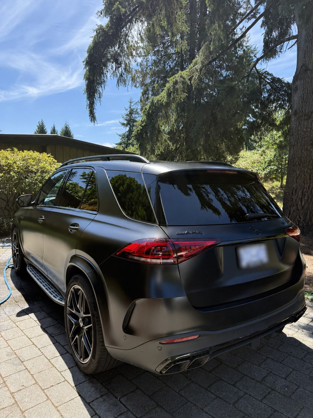 Mercedes-AMG SUV after professional mobile detailing