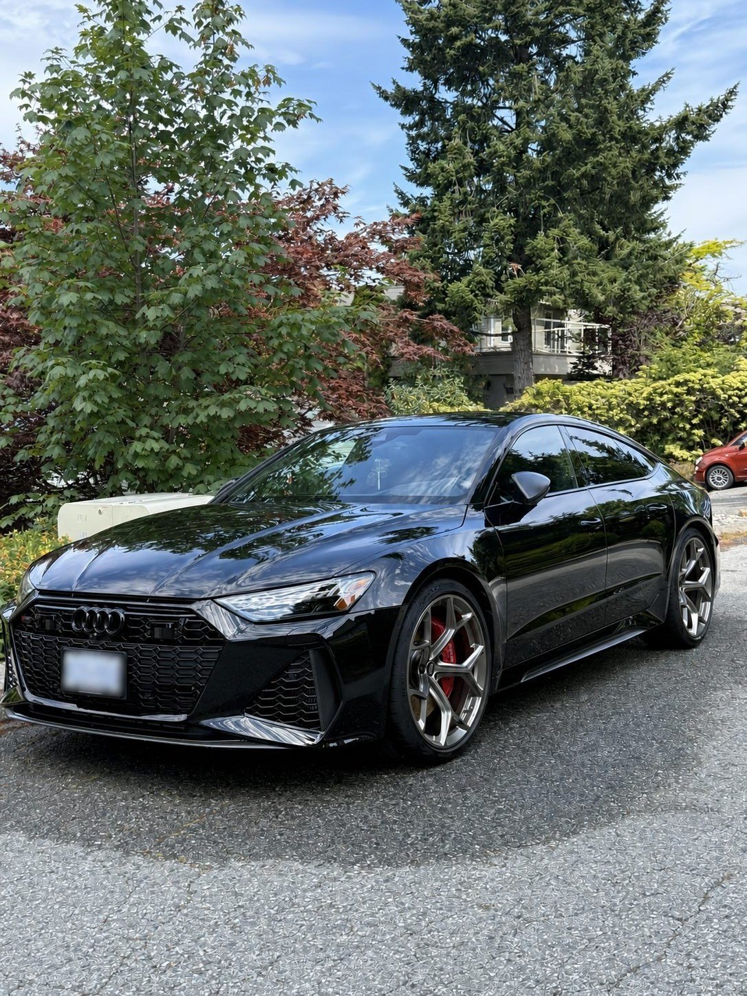 Audi RS7 after professional mobile detailing