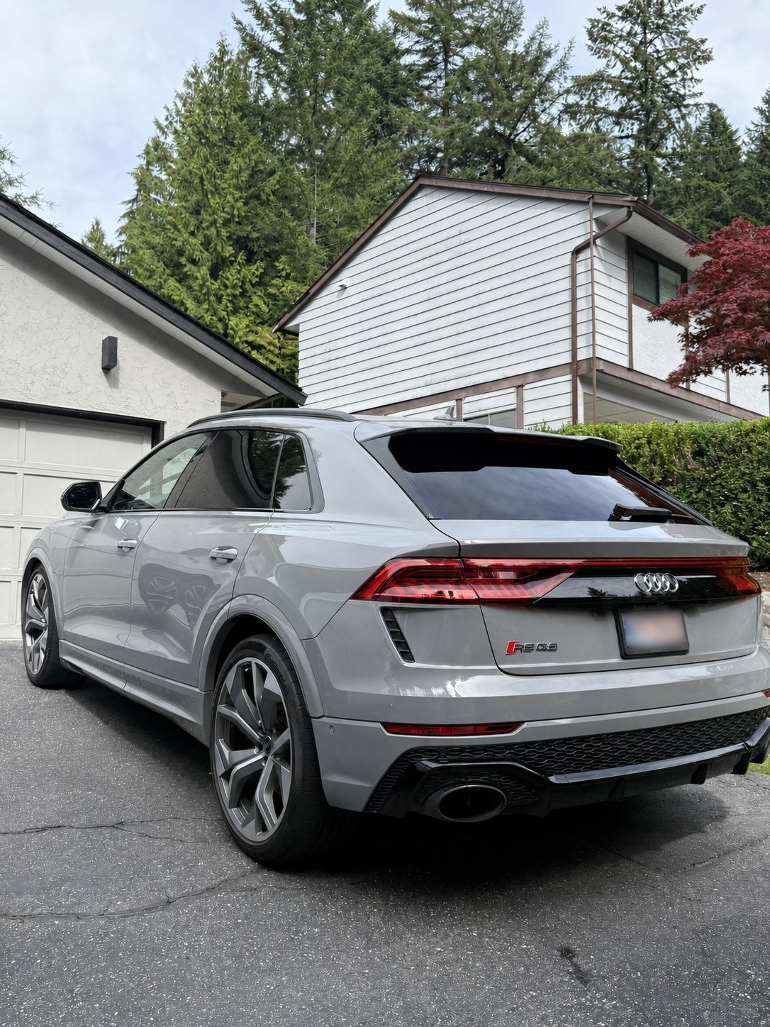 Audi RSQ8 after professional mobile detailing